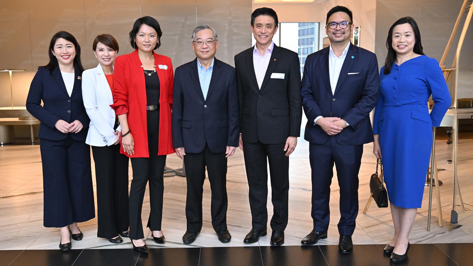 DPM Gan with IBF CEO, Carolyn Neo, and industry leaders at SFLN event.